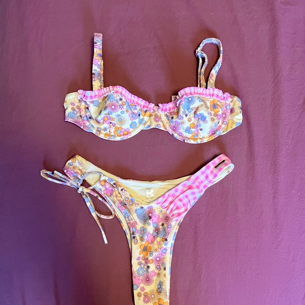 NWOT Blackbough Swim Bikini Set - Picnic Party